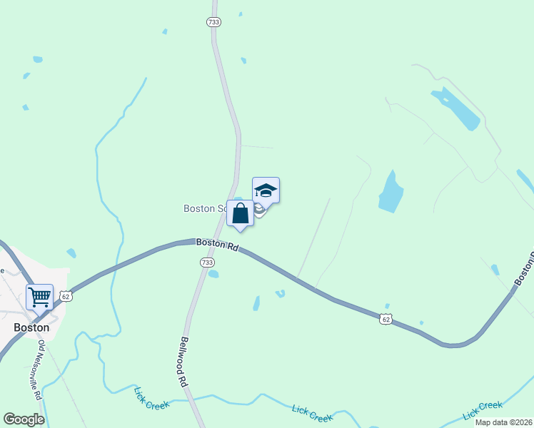 map of restaurants, bars, coffee shops, grocery stores, and more near 130 Wilson Creek Road in Boston