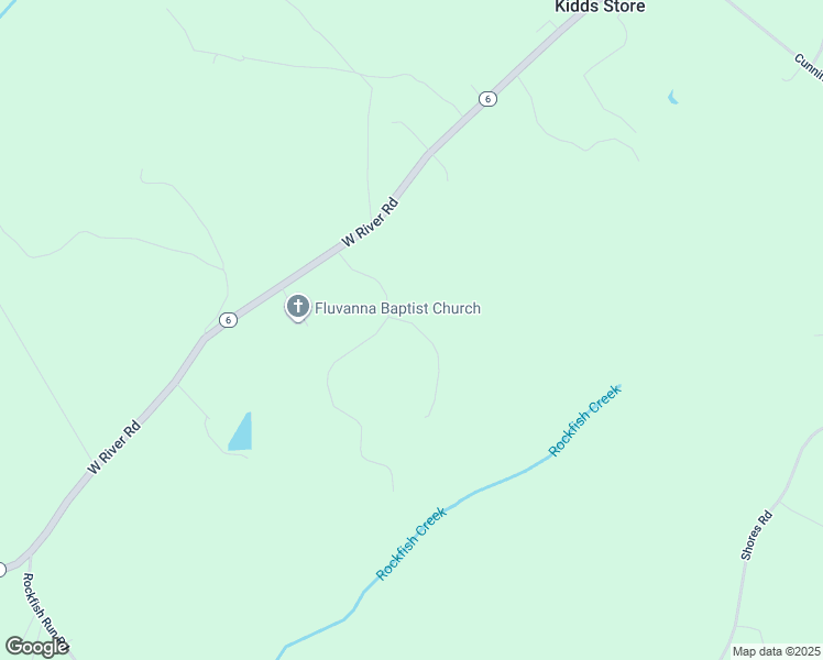 map of restaurants, bars, coffee shops, grocery stores, and more near 62 Rosewood Court in Scottsville
