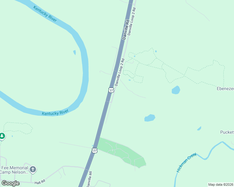 map of restaurants, bars, coffee shops, grocery stores, and more near 6724 Danville Loop 2 Road in Nicholasville