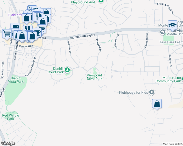 map of restaurants, bars, coffee shops, grocery stores, and more near 66 Edgegate Court in Danville