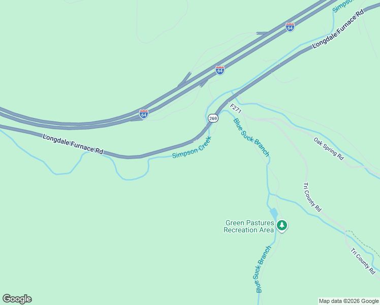 map of restaurants, bars, coffee shops, grocery stores, and more near 4908 Longdale Furnace Road in Clifton Forge