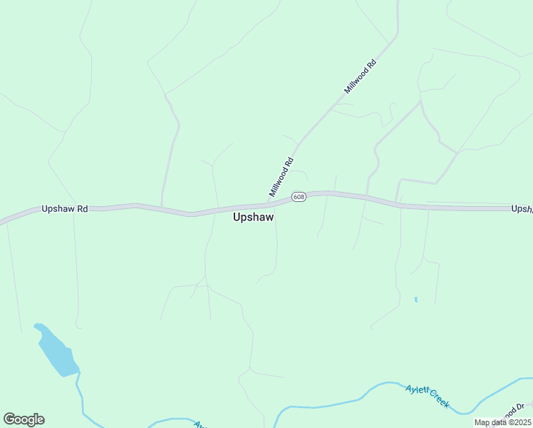 map of restaurants, bars, coffee shops, grocery stores, and more near 2202 Upshaw Road in Aylett