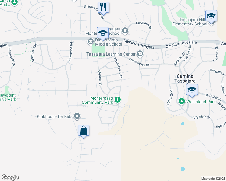 map of restaurants, bars, coffee shops, grocery stores, and more near 2225 Genoa St in Danville