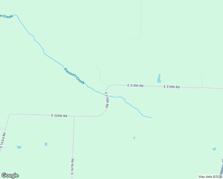 map of restaurants, bars, coffee shops, grocery stores, and more near 1702 East 318th Road in Bolivar