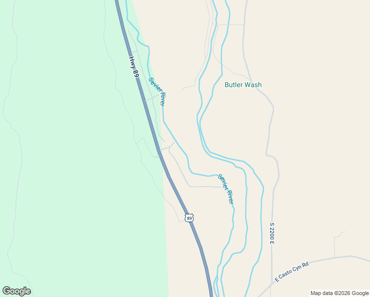 map of restaurants, bars, coffee shops, grocery stores, and more near 1545 South Rainbow Drive in Panguitch