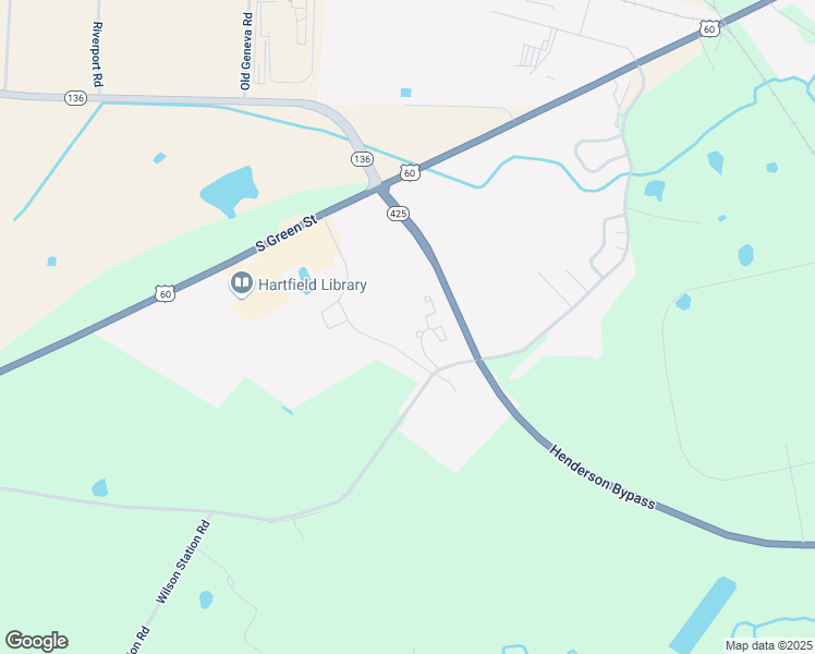 map of restaurants, bars, coffee shops, grocery stores, and more near 6401 Old Henderson-Corydon Road in Henderson
