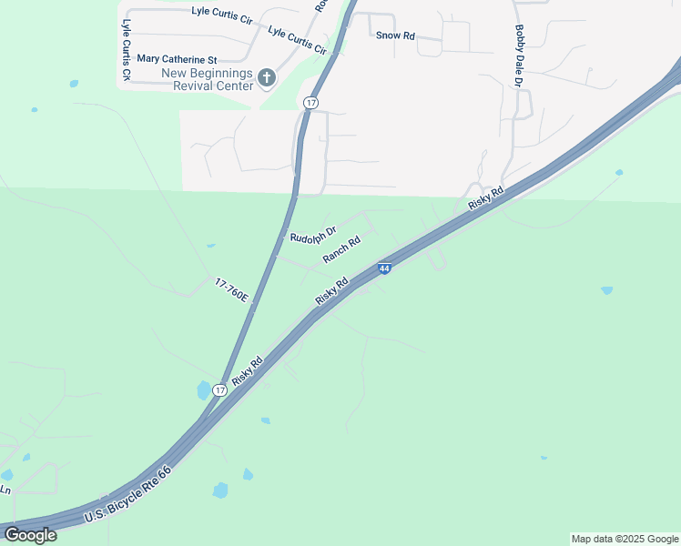 map of restaurants, bars, coffee shops, grocery stores, and more near 21499 Risky Road in Waynesville
