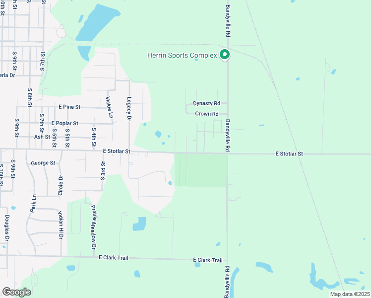 map of restaurants, bars, coffee shops, grocery stores, and more near 1324 East Stotlar Street in Herrin