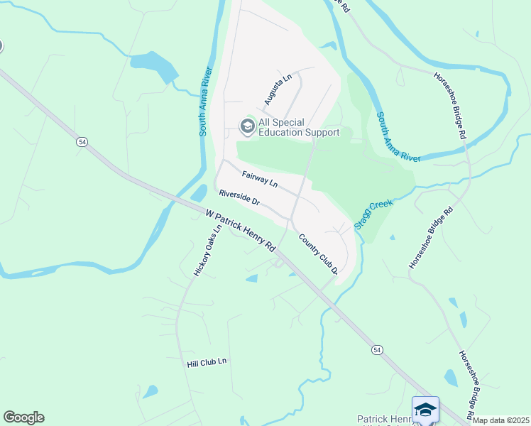 map of restaurants, bars, coffee shops, grocery stores, and more near 14259 Riverside Drive in Ashland