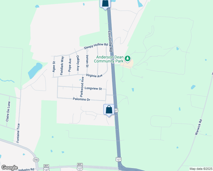 map of restaurants, bars, coffee shops, grocery stores, and more near 208 Virginia Avenue in Harrodsburg