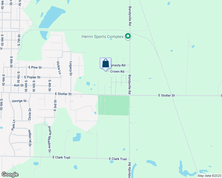 map of restaurants, bars, coffee shops, grocery stores, and more near 710 Ruggeri Drive in Herrin