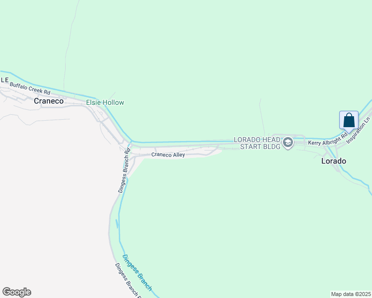 map of restaurants, bars, coffee shops, grocery stores, and more near 10096 Buffalo Creek Road in Lorado