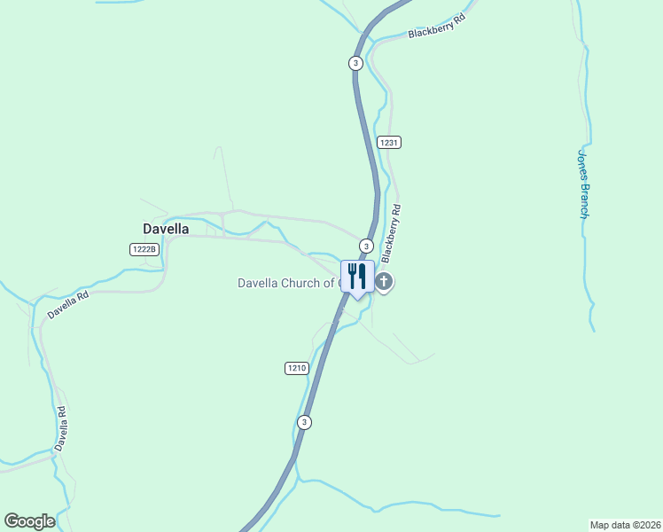 map of restaurants, bars, coffee shops, grocery stores, and more near 64 Davella Road in Debord