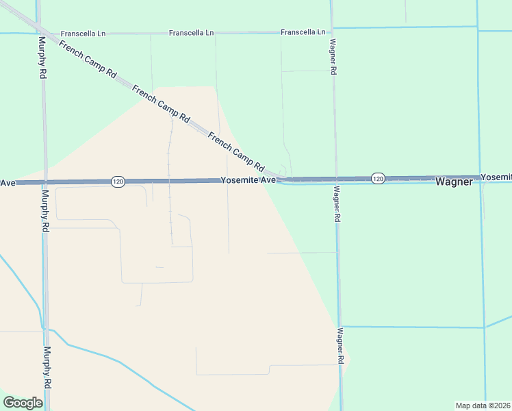 map of restaurants, bars, coffee shops, grocery stores, and more near 17576 California 120 in Ripon