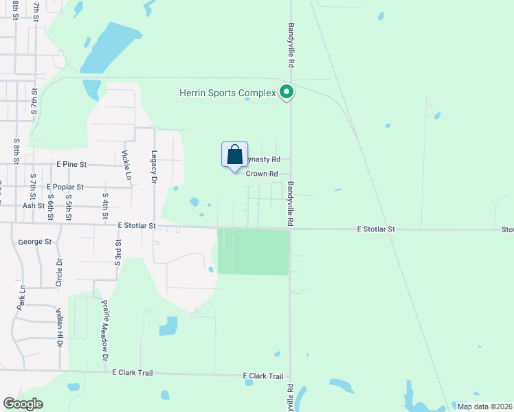 map of restaurants, bars, coffee shops, grocery stores, and more near 700 Helleny Drive in Herrin
