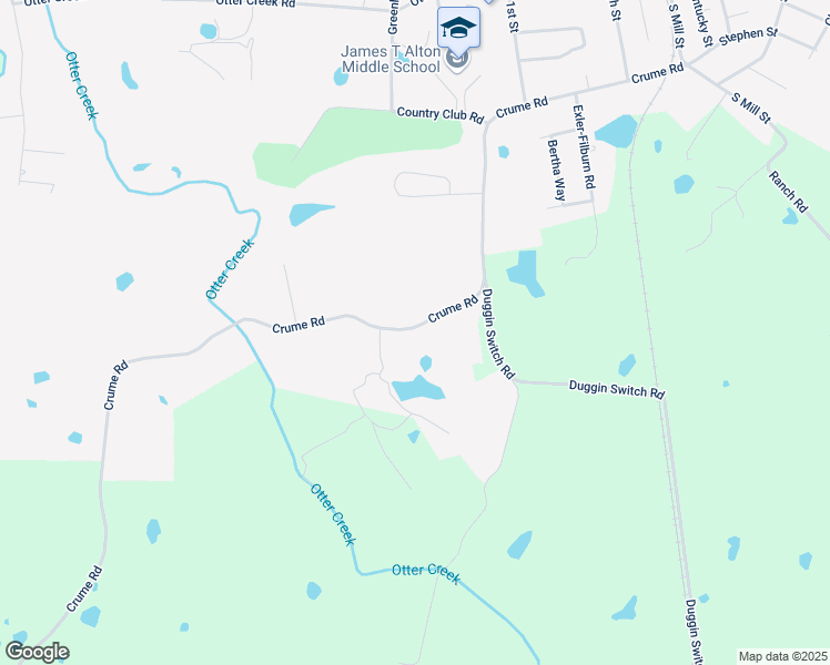 map of restaurants, bars, coffee shops, grocery stores, and more near 1256 Crume Rd in Vine Grove