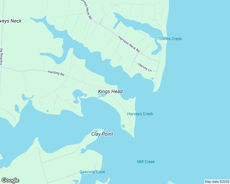 map of restaurants, bars, coffee shops, grocery stores, and more near 1534 Harding Road in Heathsville