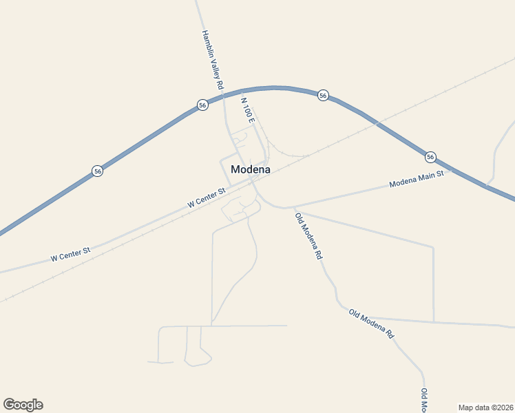 map of restaurants, bars, coffee shops, grocery stores, and more near 31 100 South in Modena