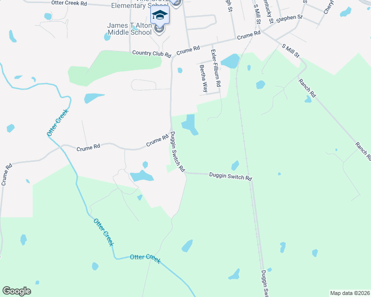 map of restaurants, bars, coffee shops, grocery stores, and more near 90 Duggin Switch Road in Vine Grove