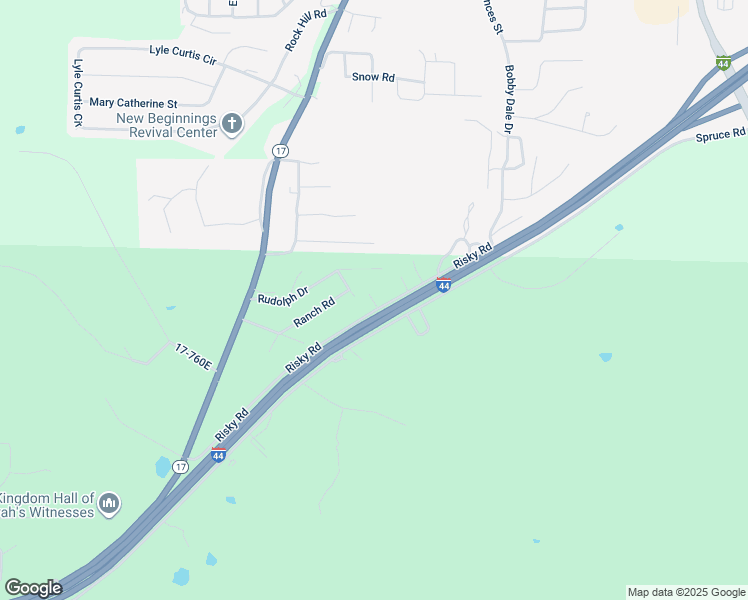map of restaurants, bars, coffee shops, grocery stores, and more near 21483 Risky Road in Waynesville