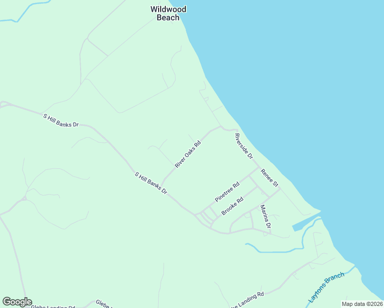 map of restaurants, bars, coffee shops, grocery stores, and more near 307 River Oaks Road in Center Cross