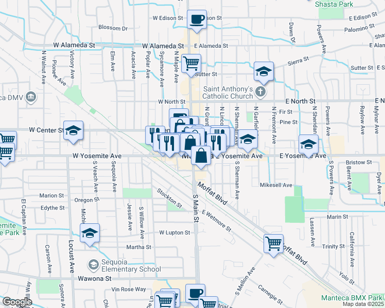 108 North Main Street, Manteca CA Walk Score