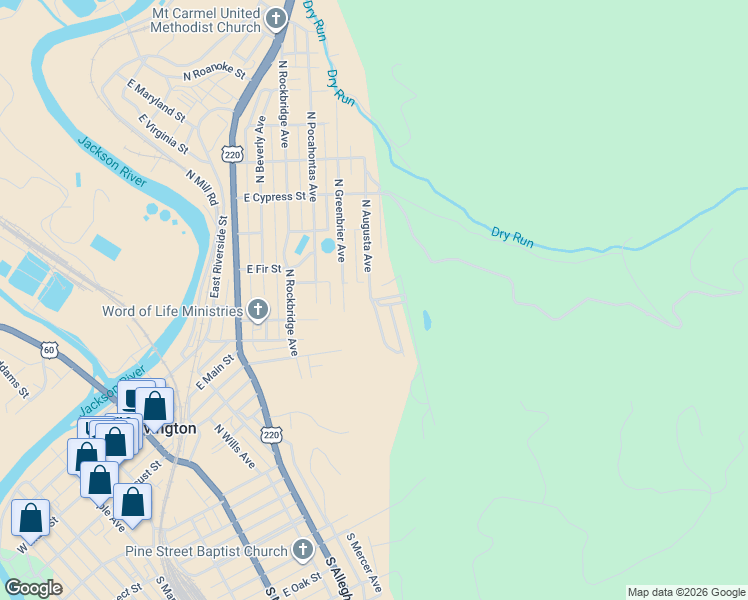 map of restaurants, bars, coffee shops, grocery stores, and more near Grande Road in Covington
