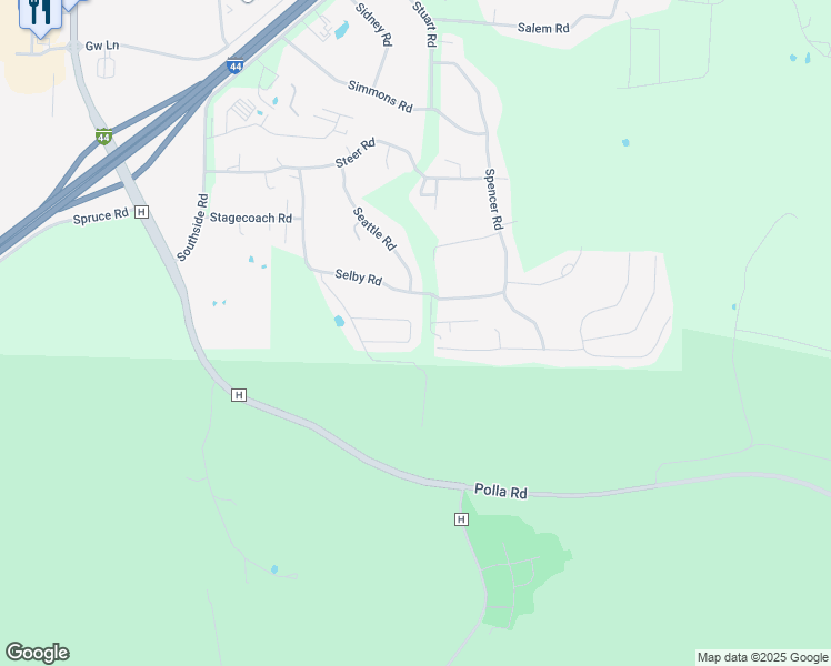 map of restaurants, bars, coffee shops, grocery stores, and more near 20333 Skyview Drive in Waynesville