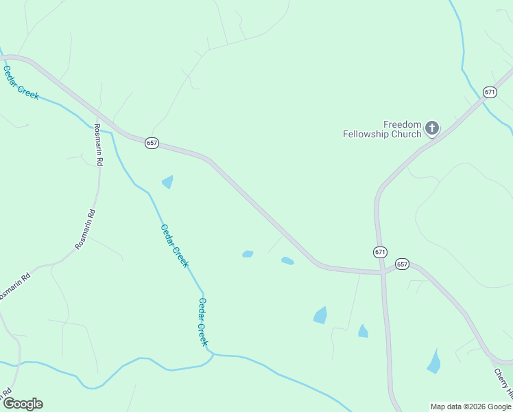 map of restaurants, bars, coffee shops, grocery stores, and more near Virginia 657 in Montpelier