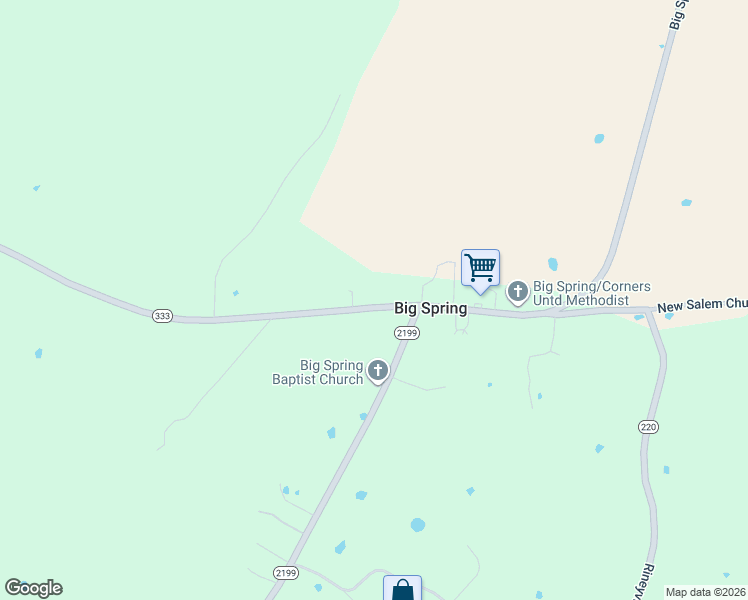 map of restaurants, bars, coffee shops, grocery stores, and more near Highway 333 in Vine Grove