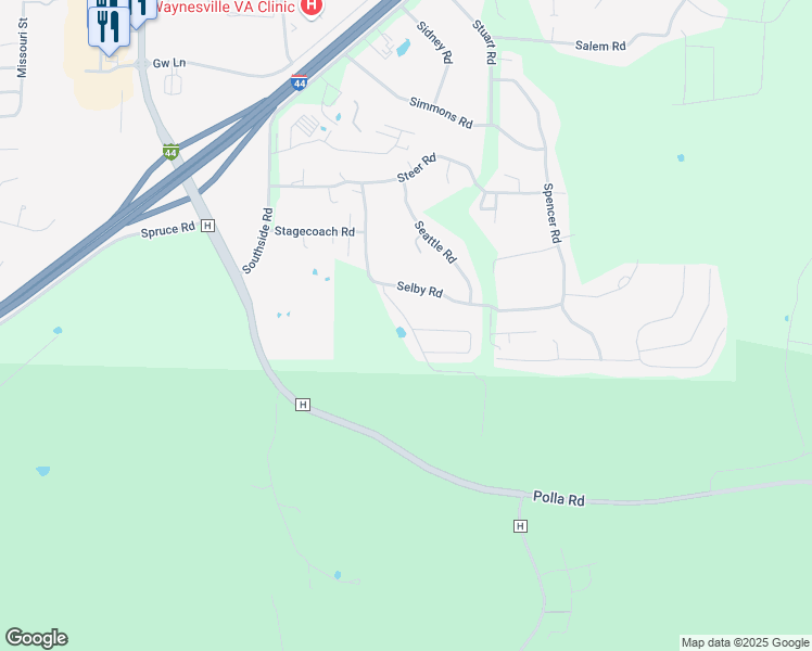 map of restaurants, bars, coffee shops, grocery stores, and more near in Pulaski County
