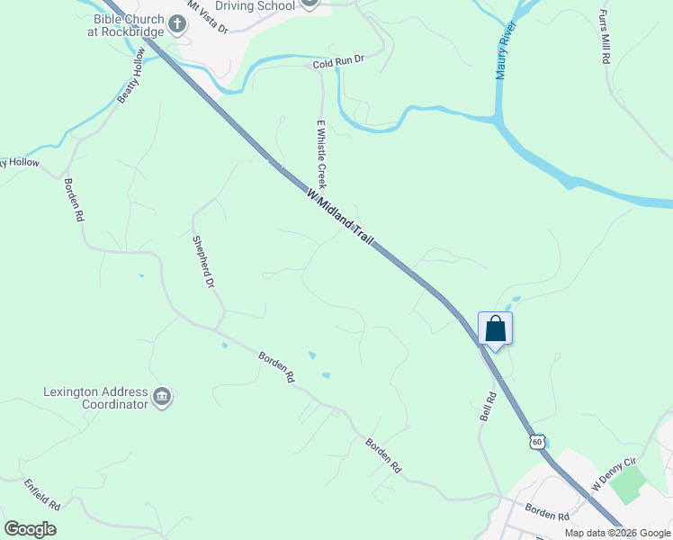 map of restaurants, bars, coffee shops, grocery stores, and more near 25 Buckland Drive in Lexington