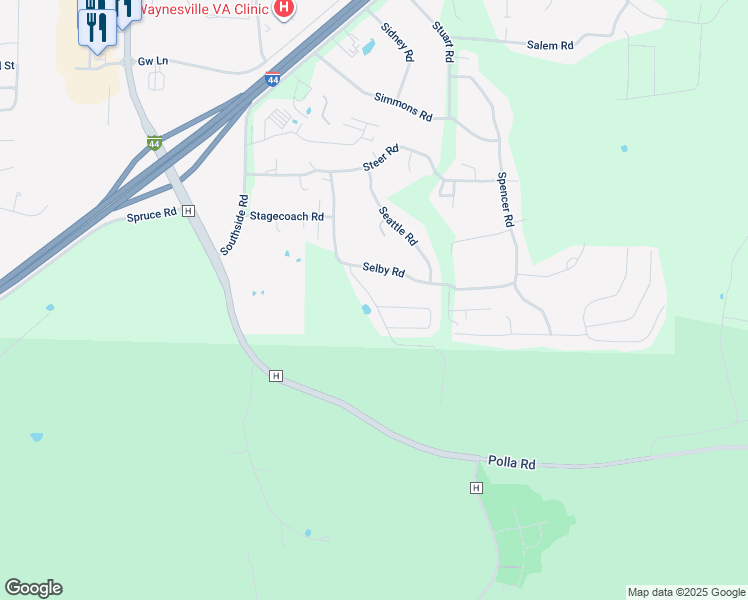 map of restaurants, bars, coffee shops, grocery stores, and more near in Pulaski County