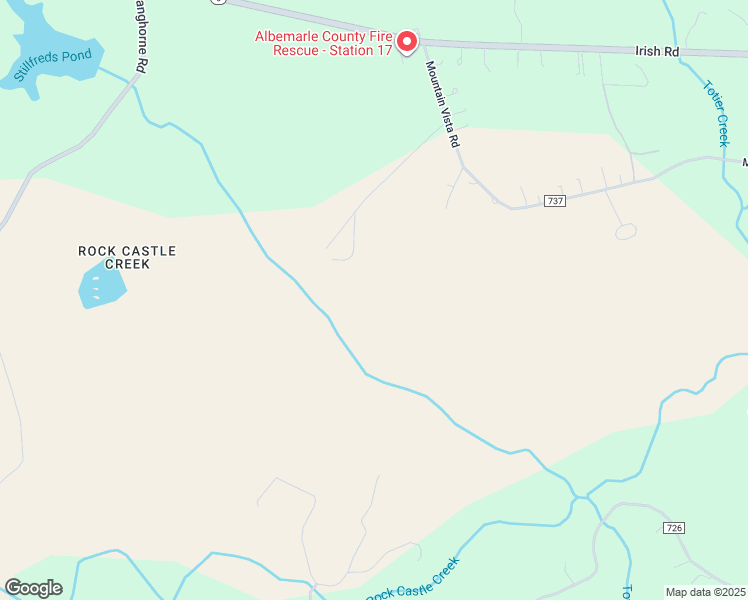 map of restaurants, bars, coffee shops, grocery stores, and more near 8575 Astor Place in Scottsville