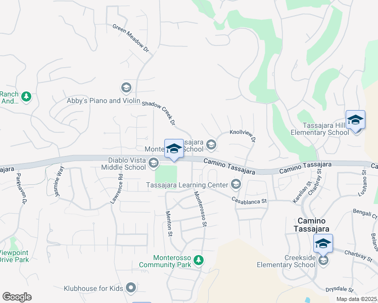 map of restaurants, bars, coffee shops, grocery stores, and more near 4156 Creekpoint Court in Danville