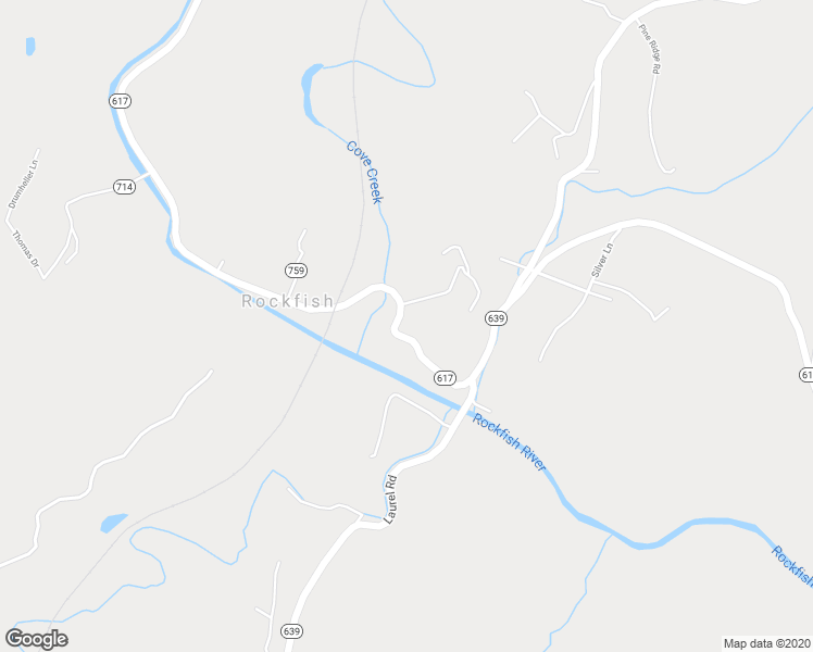 map of restaurants, bars, coffee shops, grocery stores, and more near 10778 Rockfish River Road in Shipman