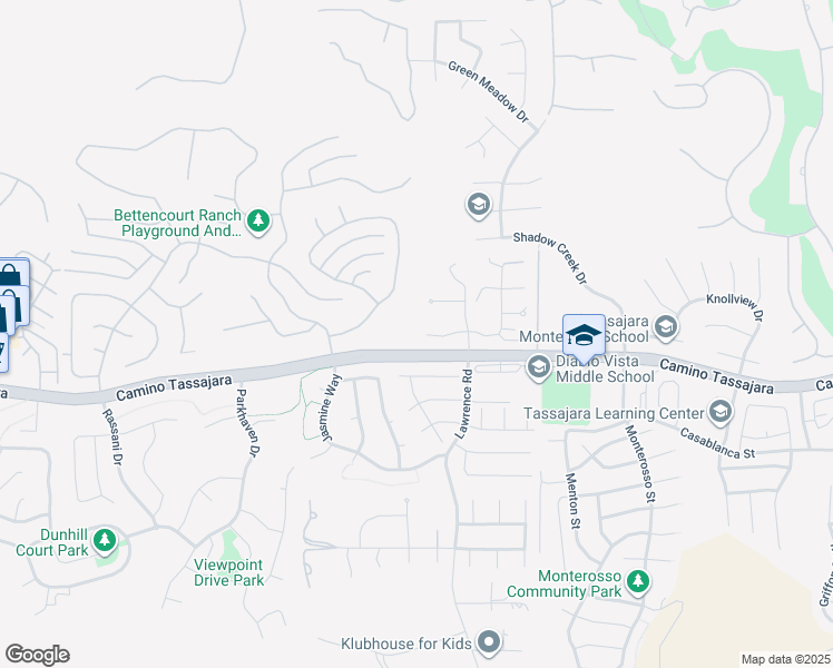 map of restaurants, bars, coffee shops, grocery stores, and more near 517 Garrigan Court in Danville