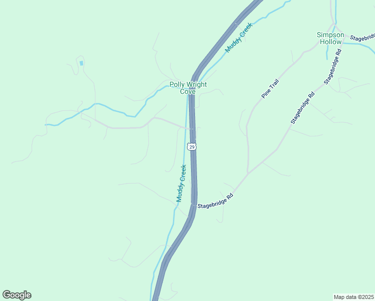map of restaurants, bars, coffee shops, grocery stores, and more near 12151 Thomas Nelson Highway in Lovingston