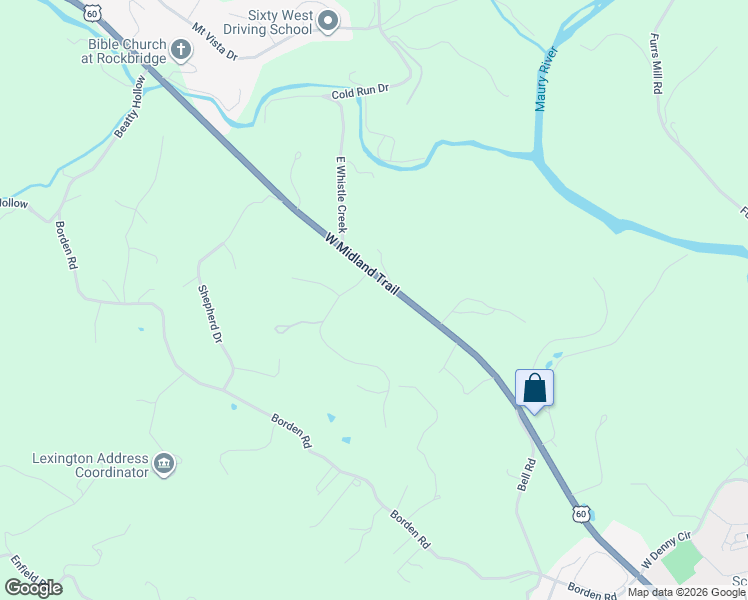 map of restaurants, bars, coffee shops, grocery stores, and more near 25 Buckland Drive in Lexington