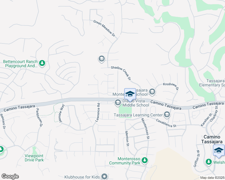 map of restaurants, bars, coffee shops, grocery stores, and more near 208 Kaitlyn Lane in Danville