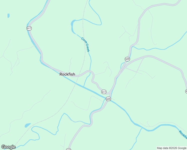 map of restaurants, bars, coffee shops, grocery stores, and more near 10875 Rockfish River Road in Faber