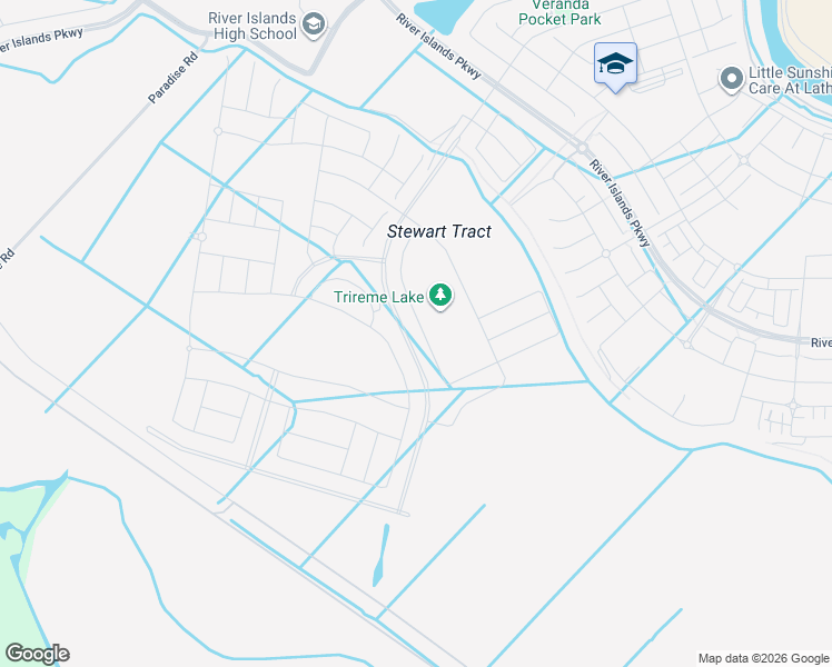 map of restaurants, bars, coffee shops, grocery stores, and more near 17549 Bushwick Lane in Lathrop