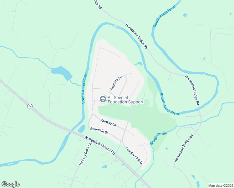 map of restaurants, bars, coffee shops, grocery stores, and more near 14372 Country Club Drive in Ashland
