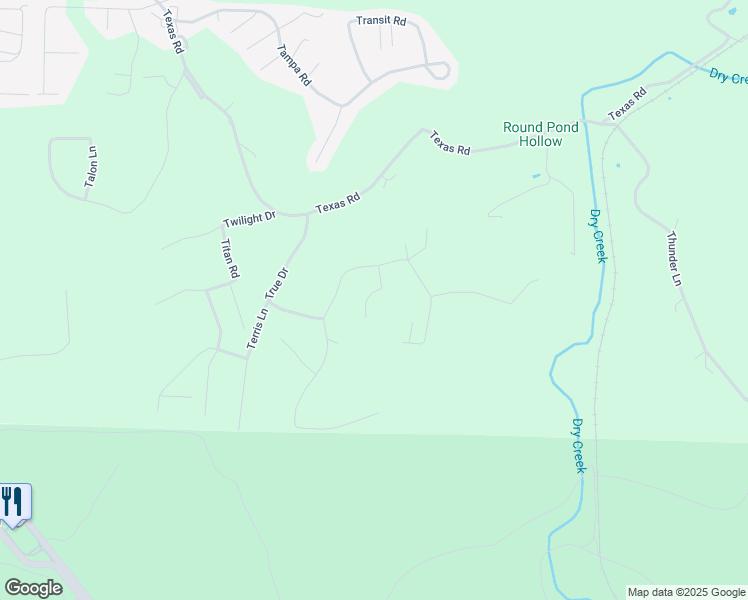 map of restaurants, bars, coffee shops, grocery stores, and more near 15356 Triangle Lane in Saint Robert