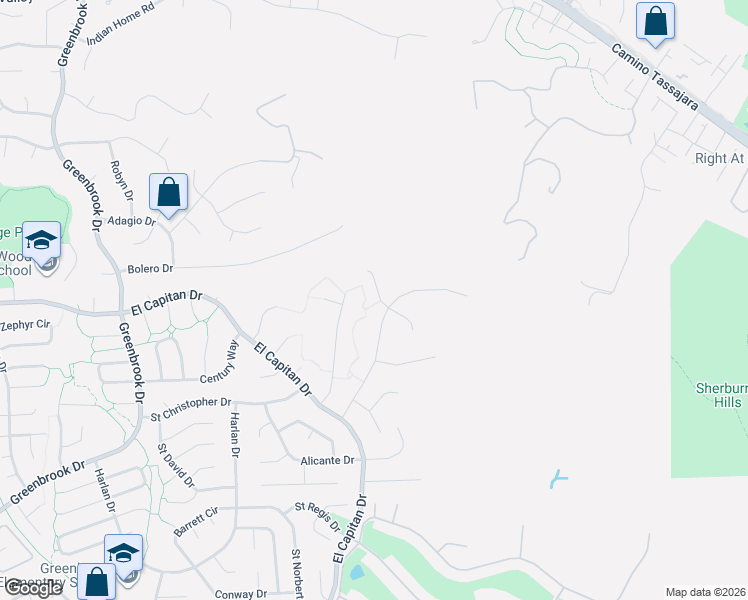 map of restaurants, bars, coffee shops, grocery stores, and more near 181 Lowell Drive in Danville