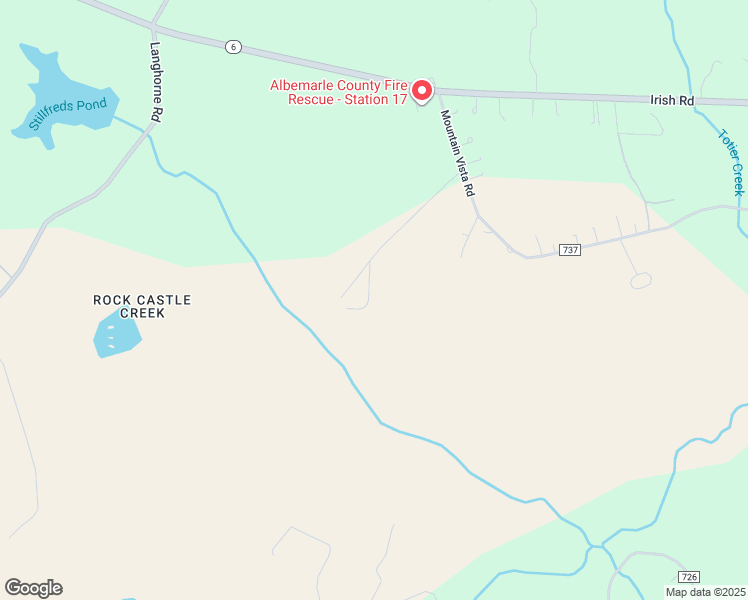 map of restaurants, bars, coffee shops, grocery stores, and more near 8575 Astor Place in Scottsville