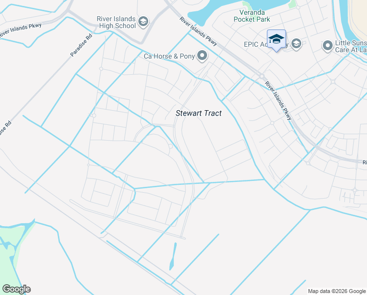 map of restaurants, bars, coffee shops, grocery stores, and more near 17479 Bushwick Lane in Lathrop