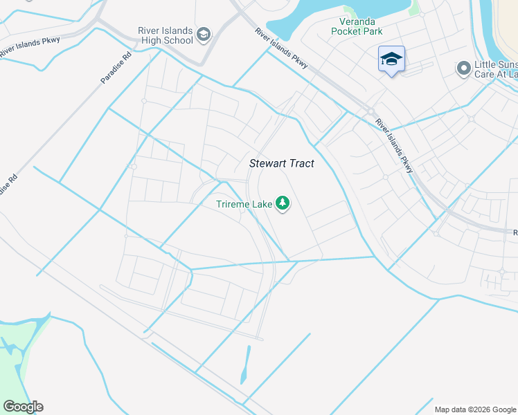 map of restaurants, bars, coffee shops, grocery stores, and more near 17453 Bushwick Lane in Lathrop