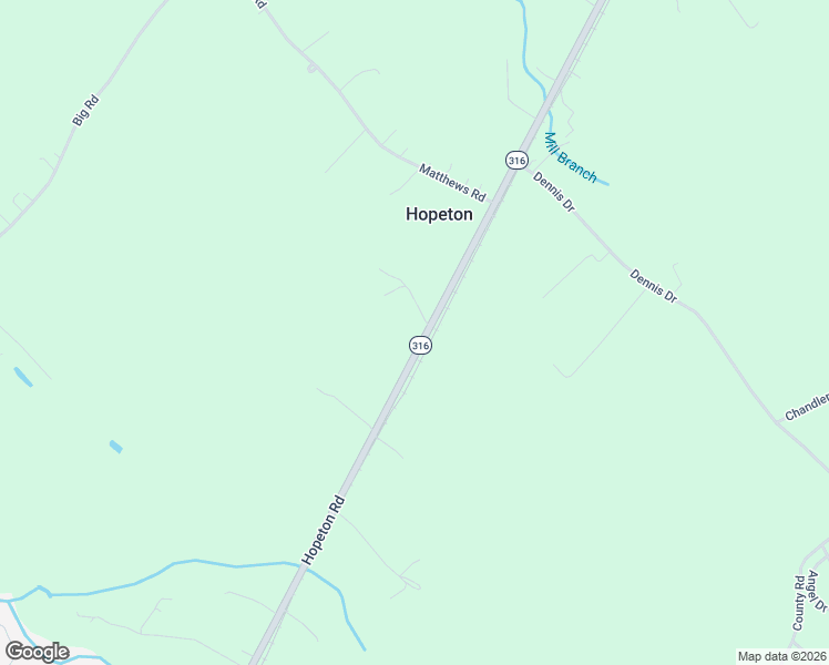 map of restaurants, bars, coffee shops, grocery stores, and more near 17364-17436 Hopeton Road in Parksley