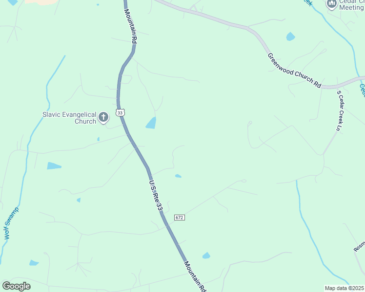 map of restaurants, bars, coffee shops, grocery stores, and more near 16252 Mountain Road in Montpelier